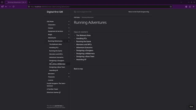 TOC in Nav